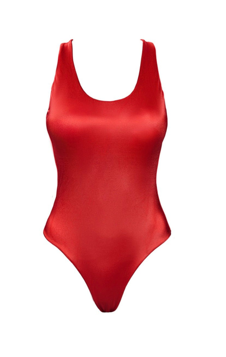 Red Sunset Mirage Beach Set - YA OMRI SWIMWEAR