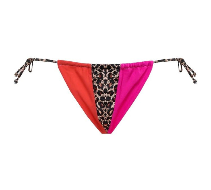 Ya Omri Leopard bikini thong swimwear - YA OMRI SWIMWEAR