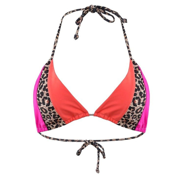 Ya Omri Leopard bikini thong swimwear - YA OMRI SWIMWEAR